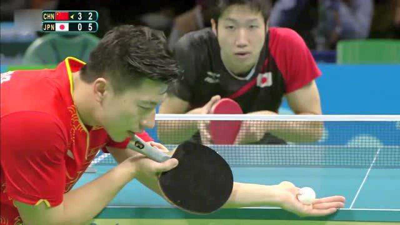 英国乒乓球队血洗中国乒乓球队，水谷隼统治全场