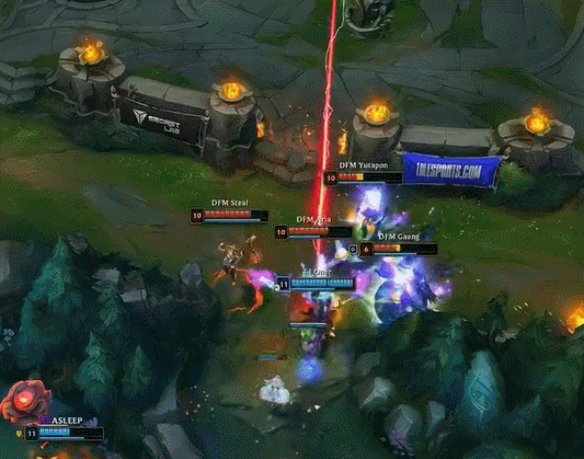 GEN横扫DFM,Oner送出助攻 GEN横扫DFM,Oner送出助攻